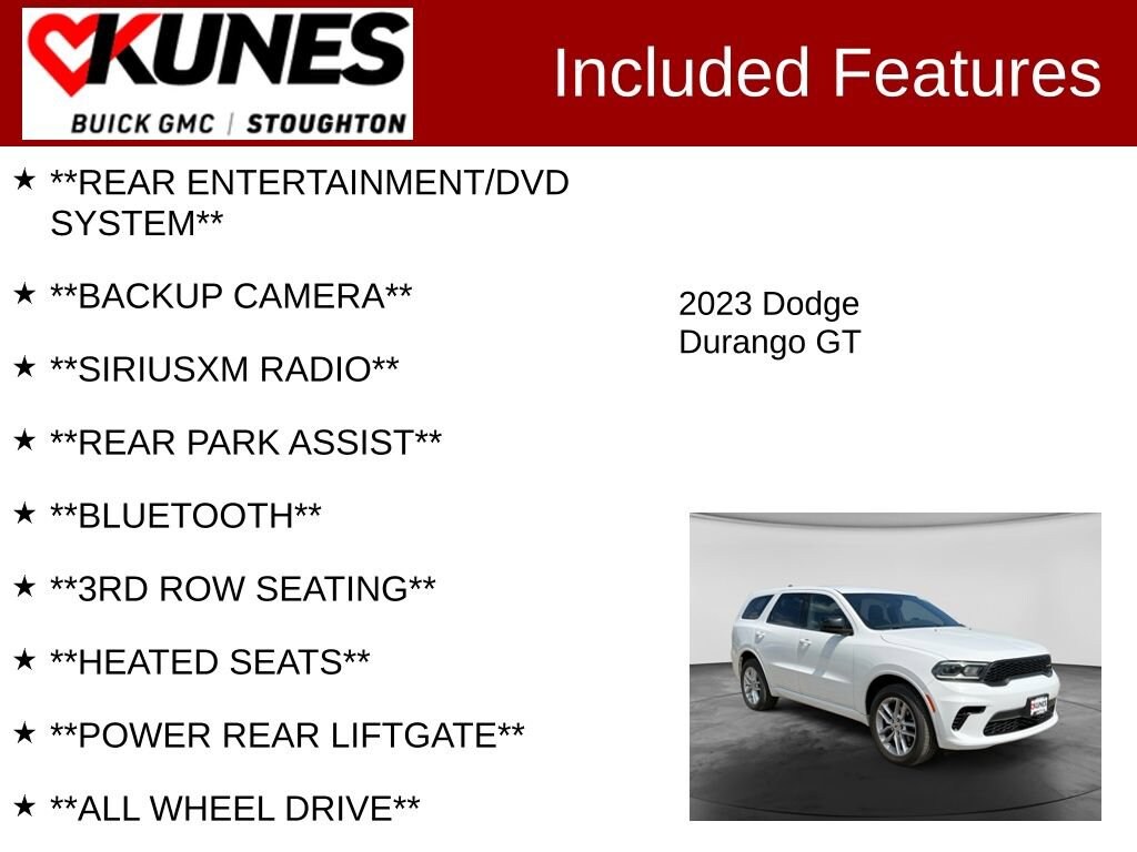 Used 2023 Dodge Durango GT
