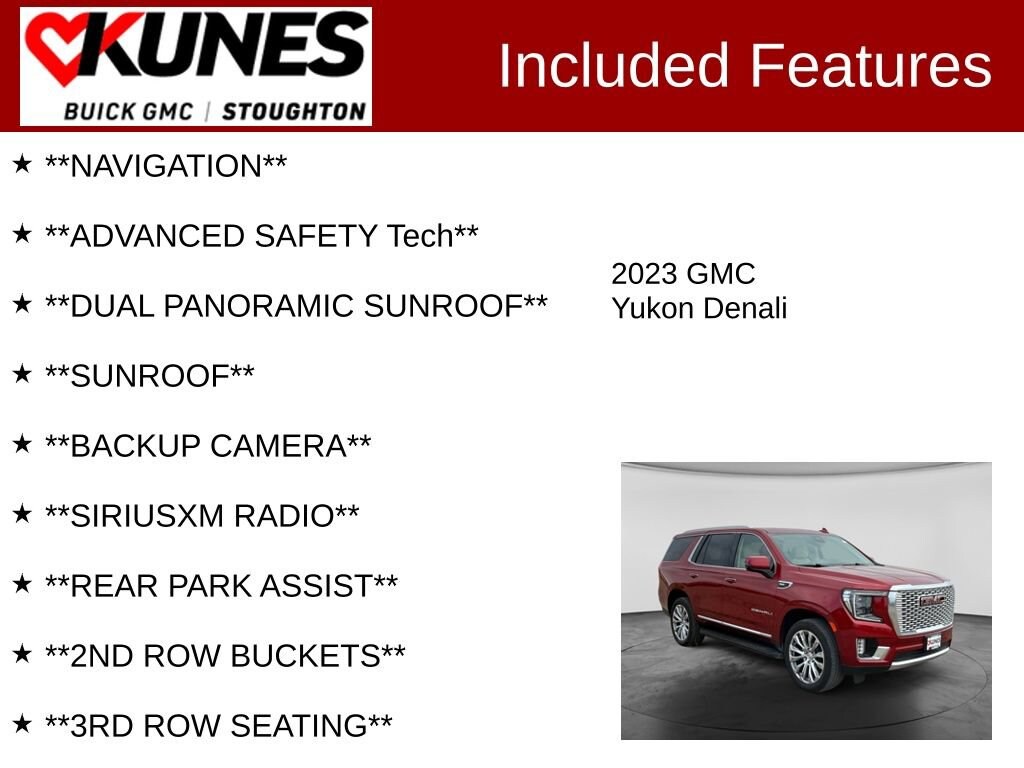 Used 2023 GMC Yukon Denali SUV