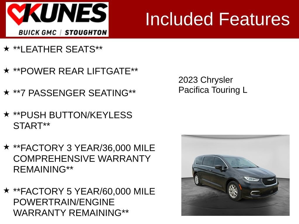 Used 2023 Chrysler Pacifica Touring L