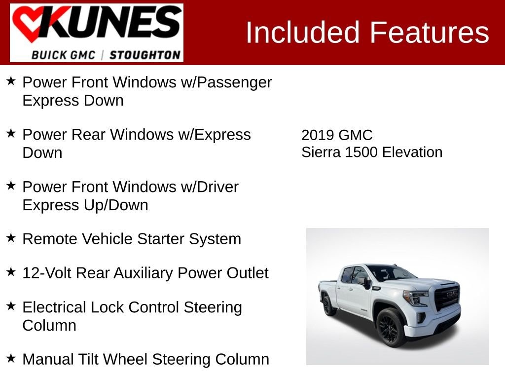Used 2019 GMC Sierra 1500 Elevation Truck