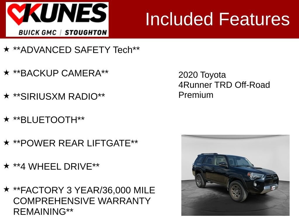 Used 2020 Toyota 4Runner SR5