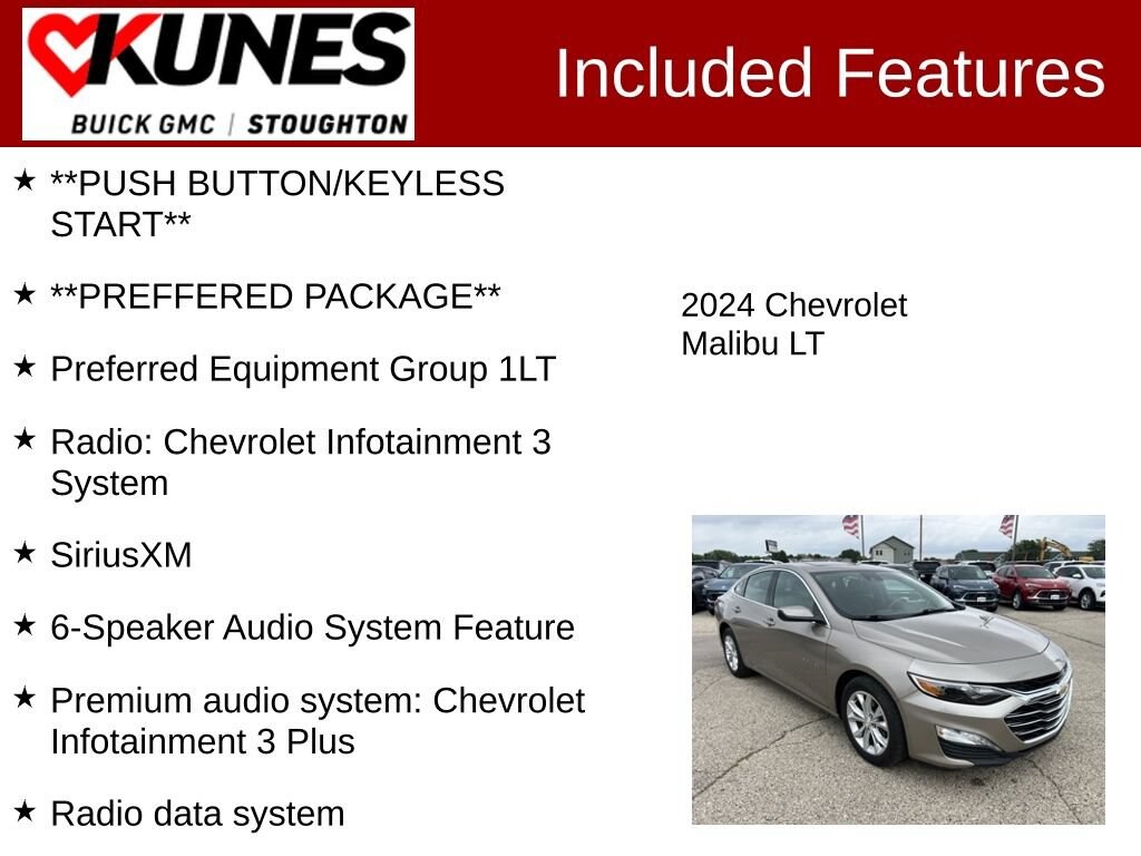 Used 2024 Chevrolet Malibu 1LT Car