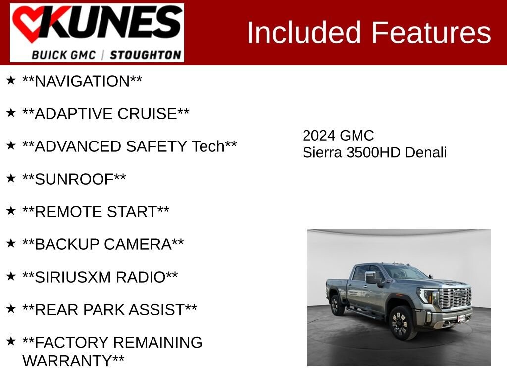Used 2024 GMC Sierra 3500 HD Denali Truck