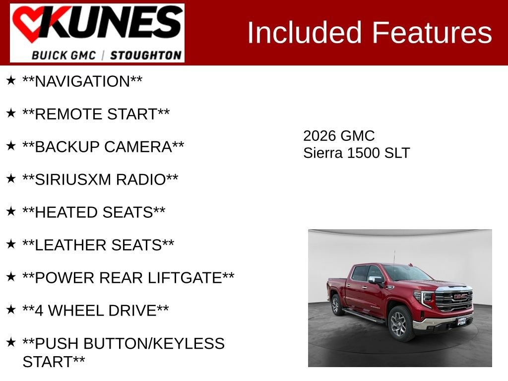 Used 2026 GMC Sierra 1500 SLT Truck