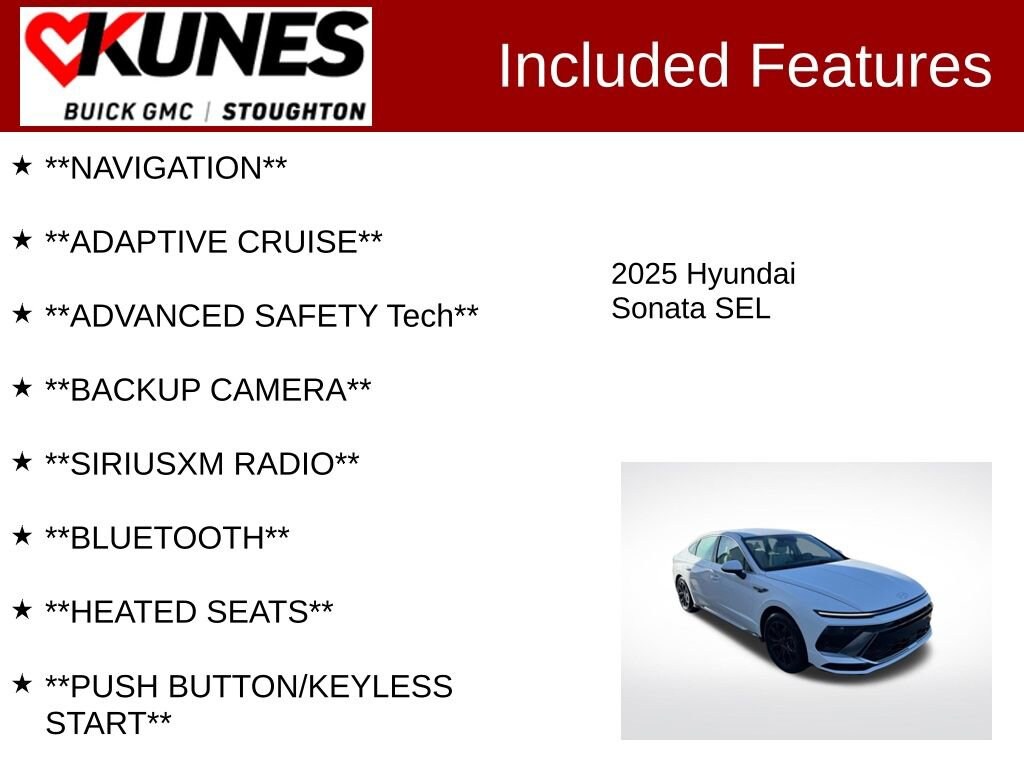 Used 2025 Hyundai Sonata SEL