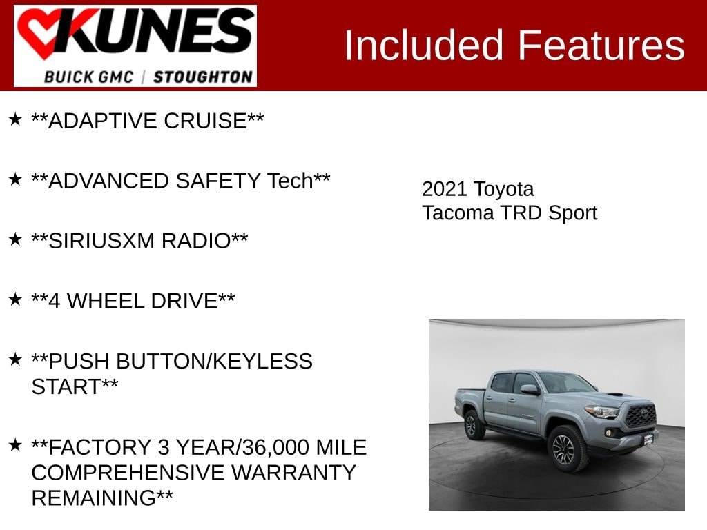 Used 2021 Toyota Tacoma 4WD SR