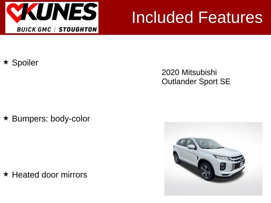 Used 2020 Mitsubishi Outlander Sport SE 2.0