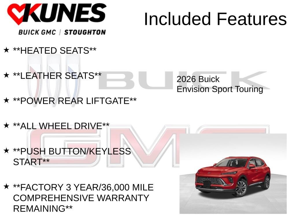 New 2026 Buick Envision Sport Touring SUV