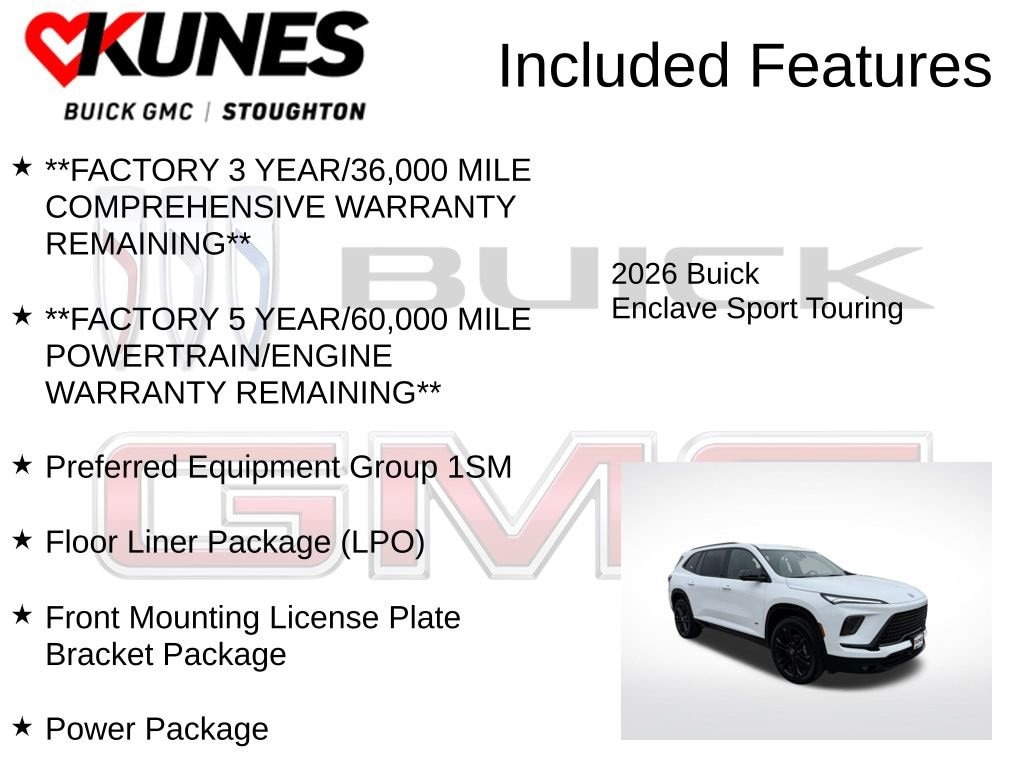 New 2026 Buick Enclave Sport Touring SUV
