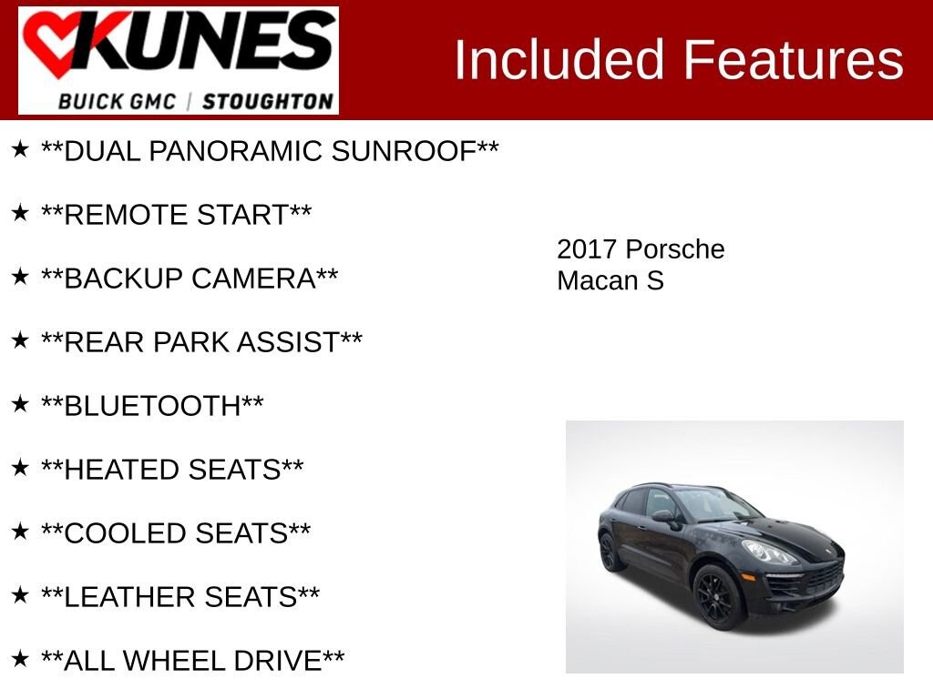 Used 2017 Porsche Macan S