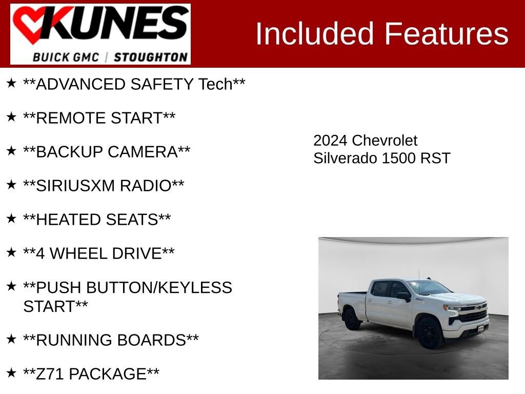 Used 2024 Chevrolet Silverado 1500 RST Truck