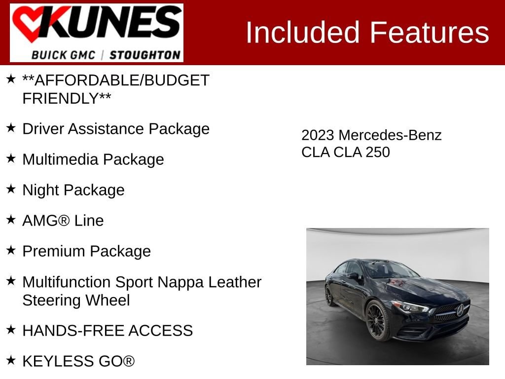 Used 2023 Mercedes-Benz CLA CLA 250