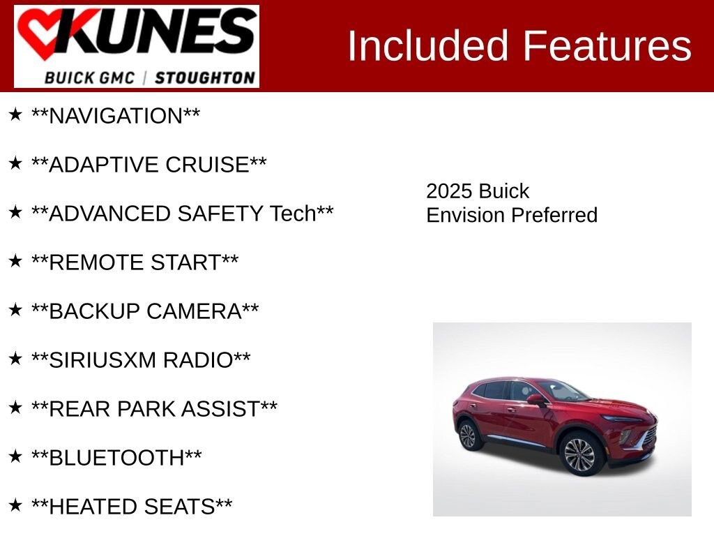 Used 2025 Buick Envision Preferred SUV