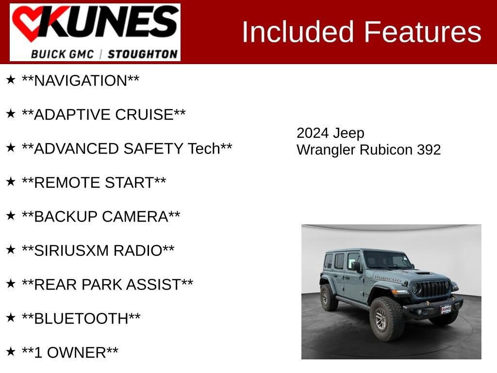 Used 2024 Jeep Wrangler Rubicon 392