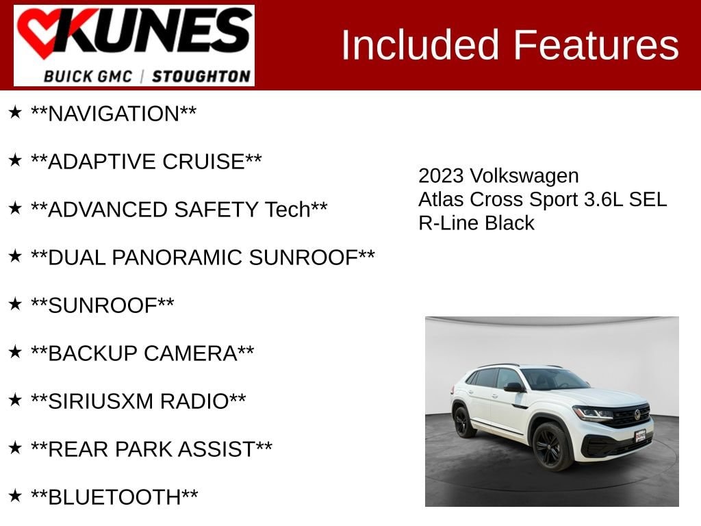 Used 2023 Volkswagen Atlas Cross Sport 3.6L V6 SEL