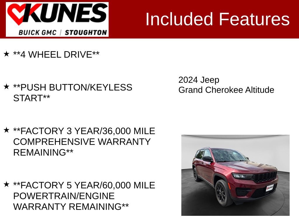 Used 2024 Jeep Grand Cherokee Altitude