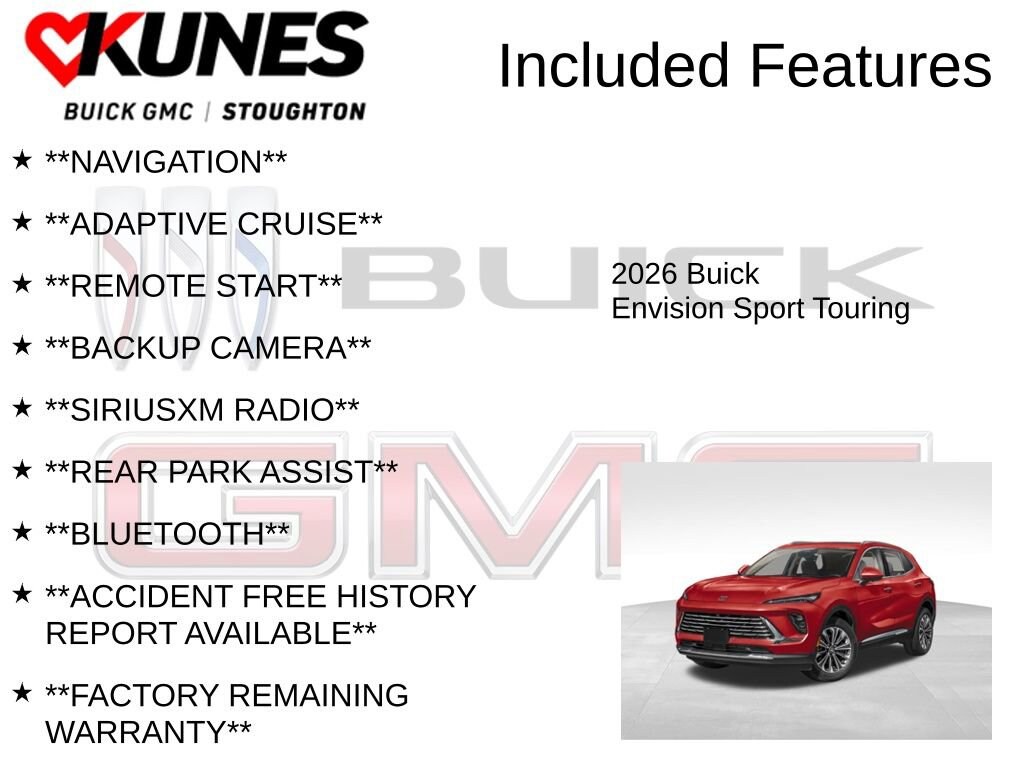New 2026 Buick Envision Sport Touring SUV