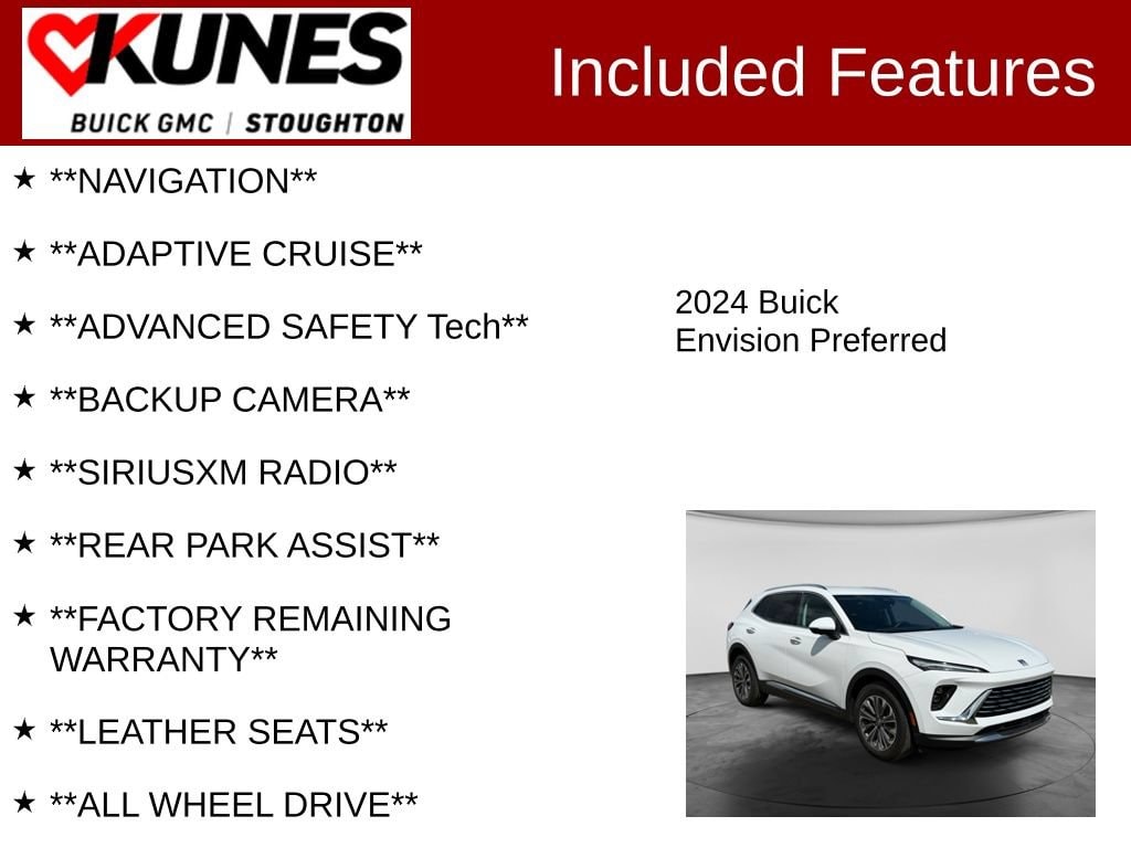 Used 2024 Buick Envision Preferred SUV