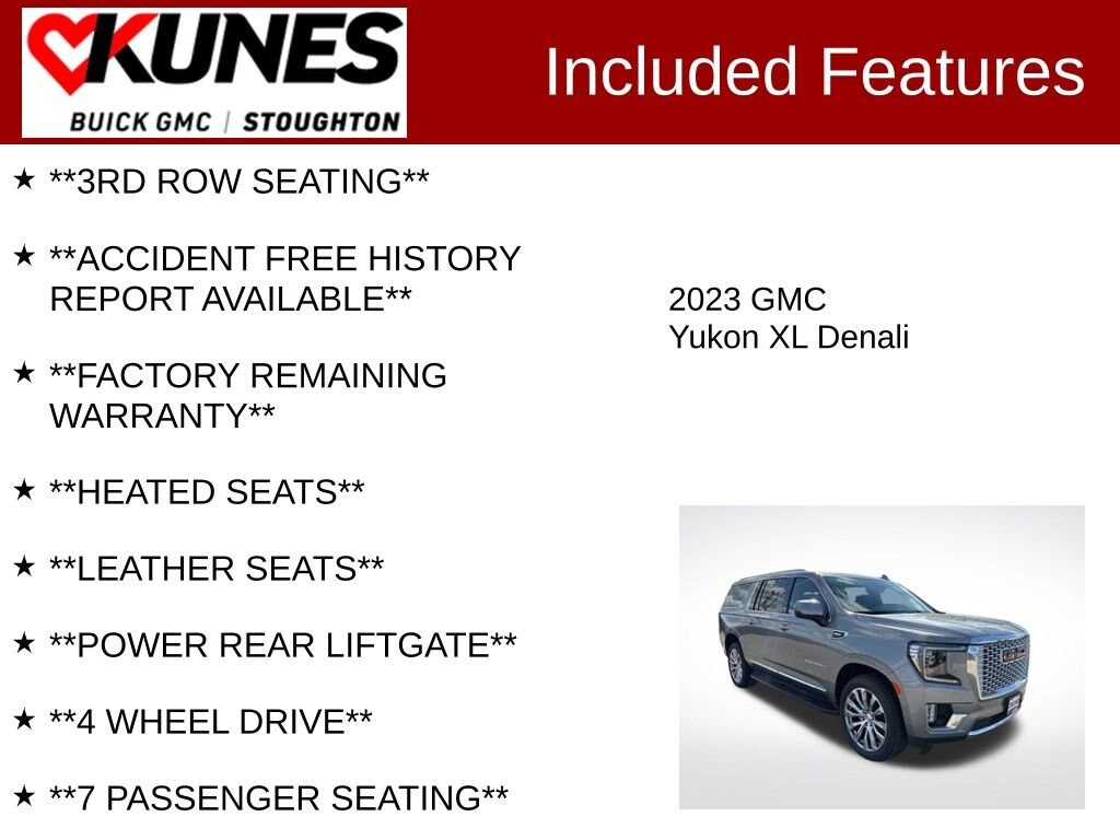 Used 2023 GMC Yukon XL Denali SUV