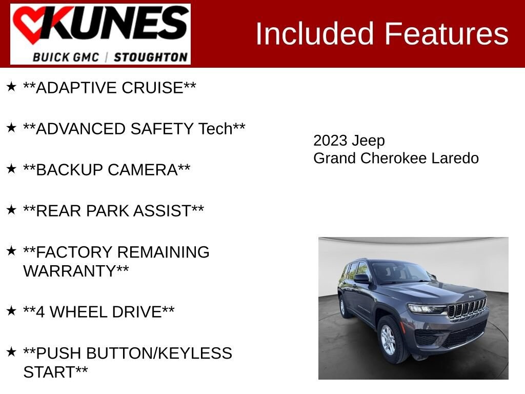 Used 2023 Jeep Grand Cherokee Laredo