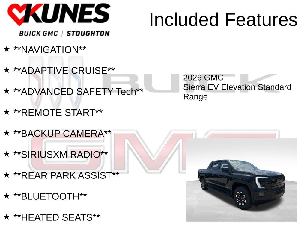 Used 2026 GMC Sierra EV Elevation Standard Range Truck