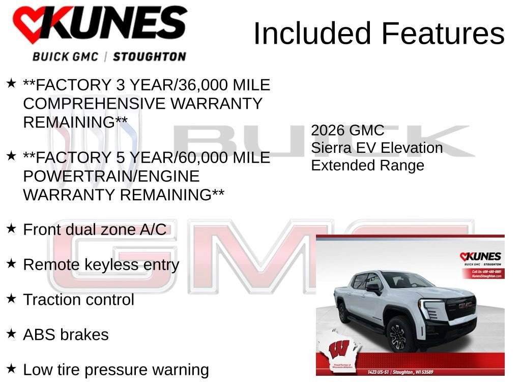 Used 2026 GMC Sierra EV Elevation Extended Range Truck