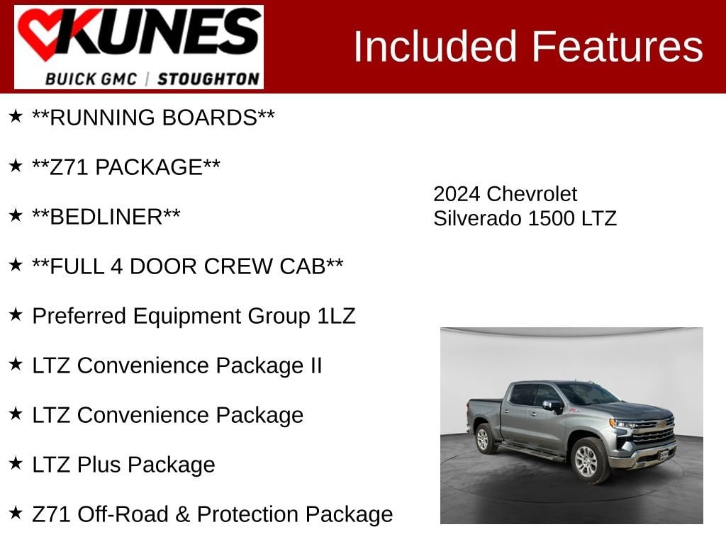 Used 2024 Chevrolet Silverado 1500 LTZ Truck