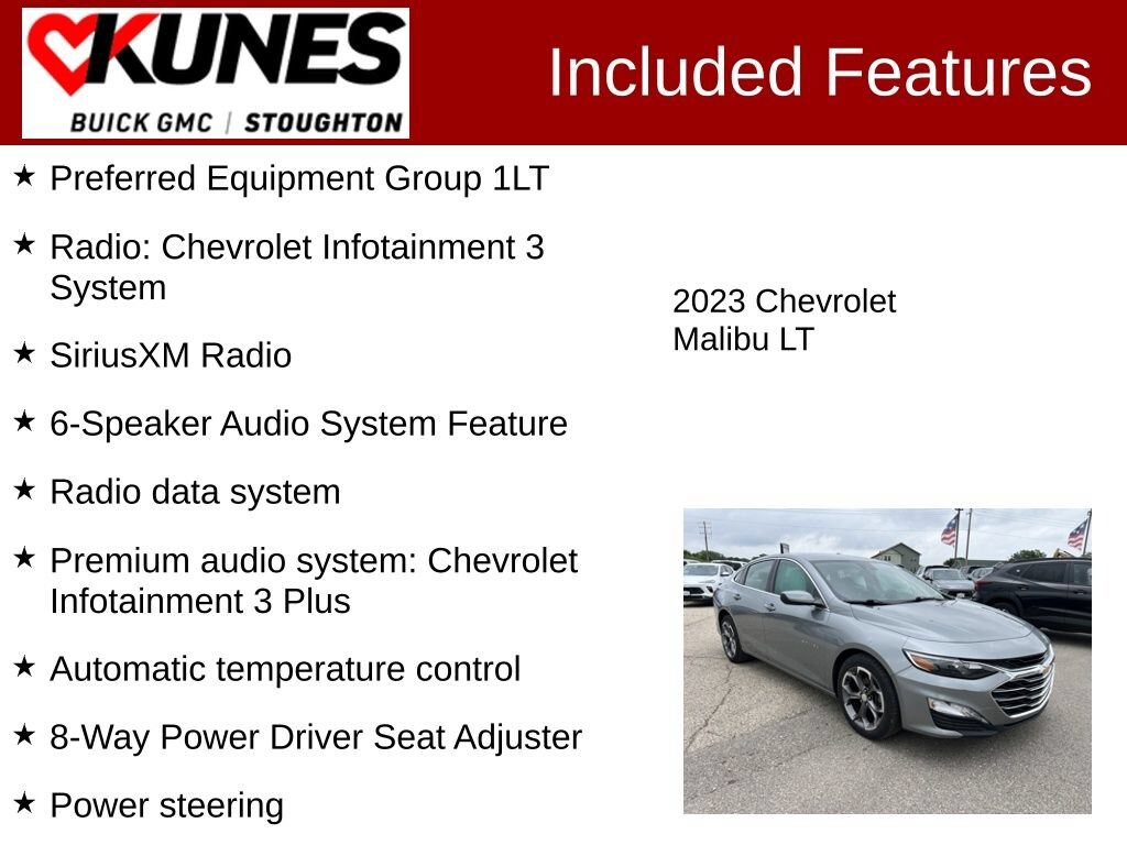 Used 2023 Chevrolet Malibu LT Car