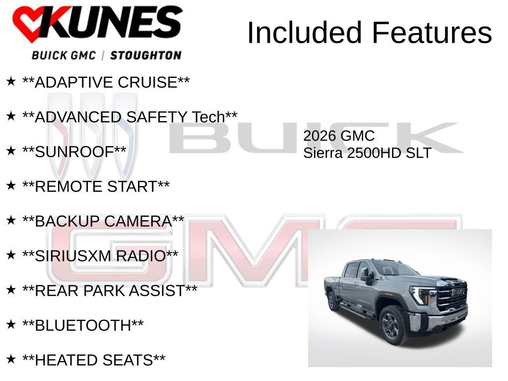 New 2026 GMC Sierra 2500 HD SLT Truck