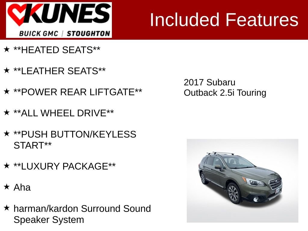 Used 2017 Subaru Outback Touring