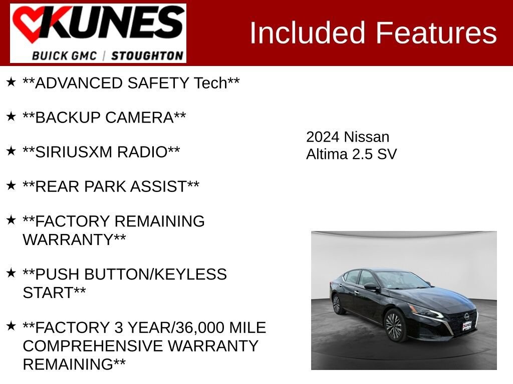 Used 2024 Nissan Altima 2.5 SV