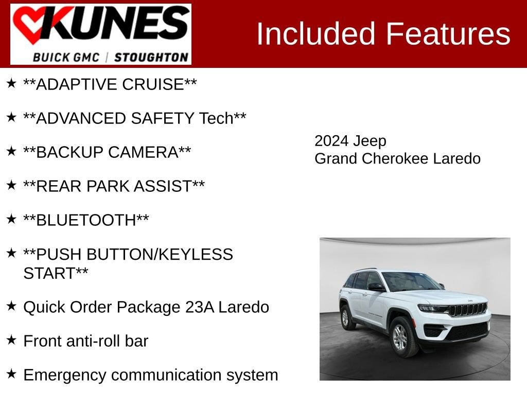 Used 2024 Jeep Grand Cherokee Laredo