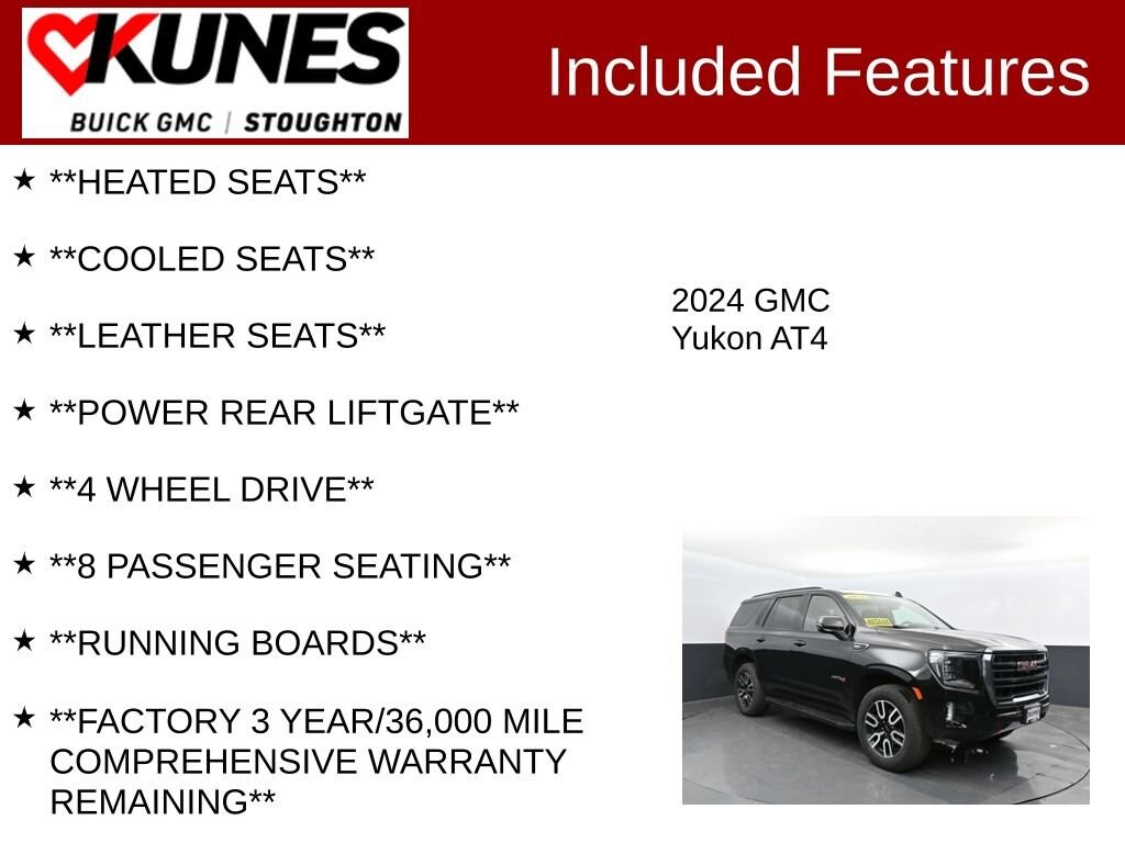 Used 2024 GMC Yukon AT4 SUV