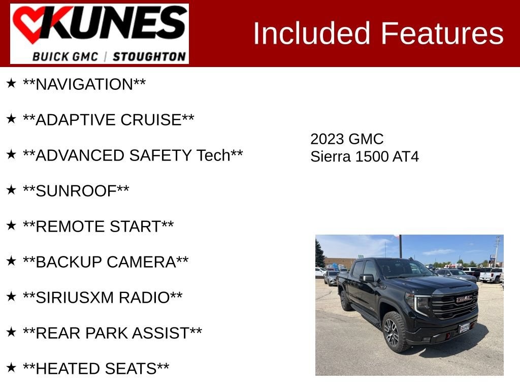 Used 2023 GMC Sierra 1500 AT4 Truck