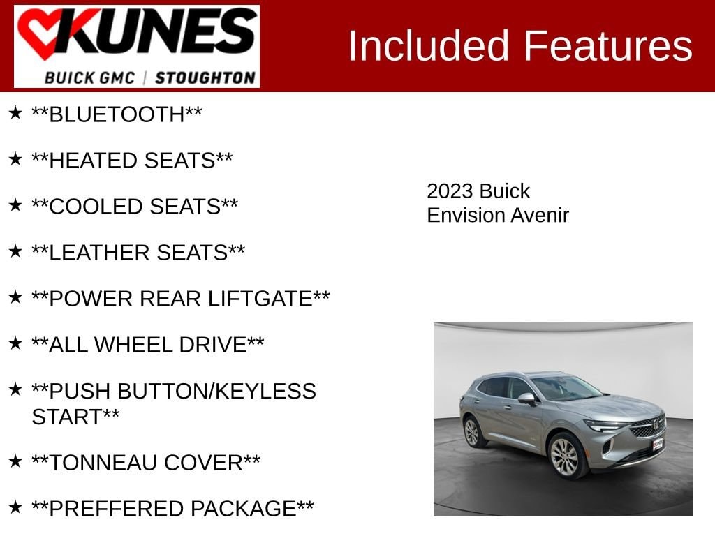Used 2023 Buick Envision Avenir SUV