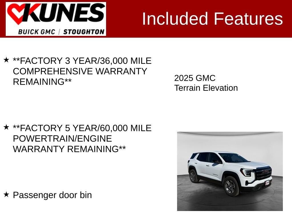 Used 2025 GMC Terrain Elevation SUV