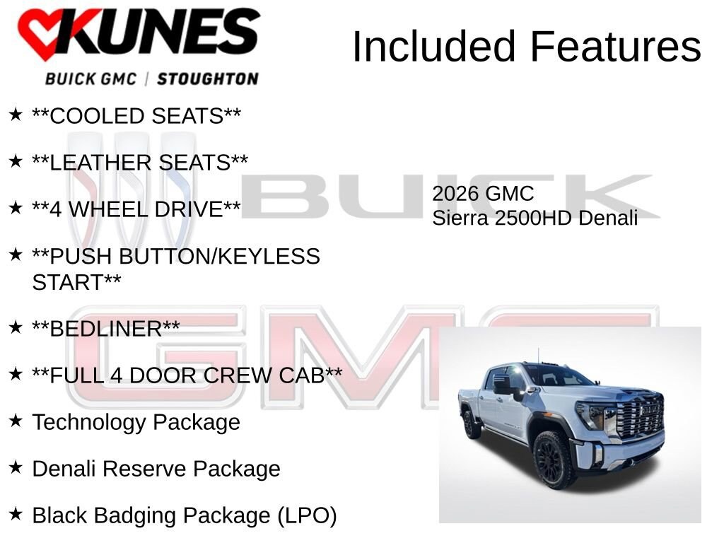 New 2026 GMC Sierra 2500 HD Denali Truck