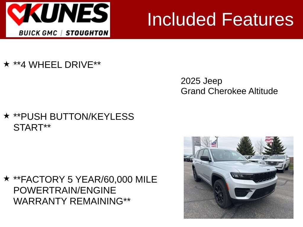 Used 2025 Jeep Grand Cherokee Altitude