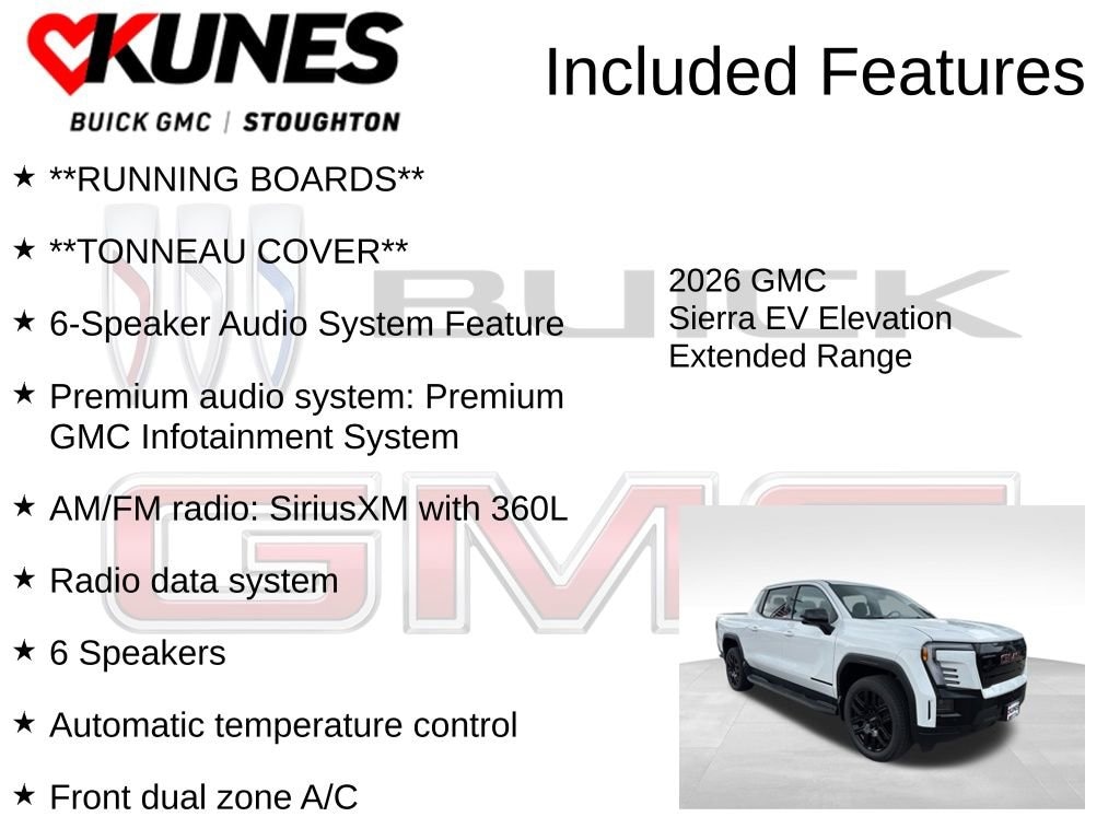 Used 2026 GMC Sierra EV Elevation Extended Range Truck