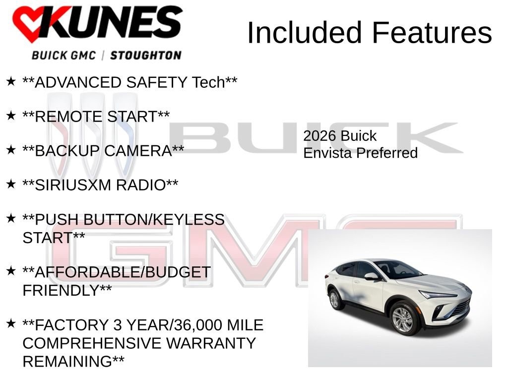 New 2026 Buick Envista Preferred SUV