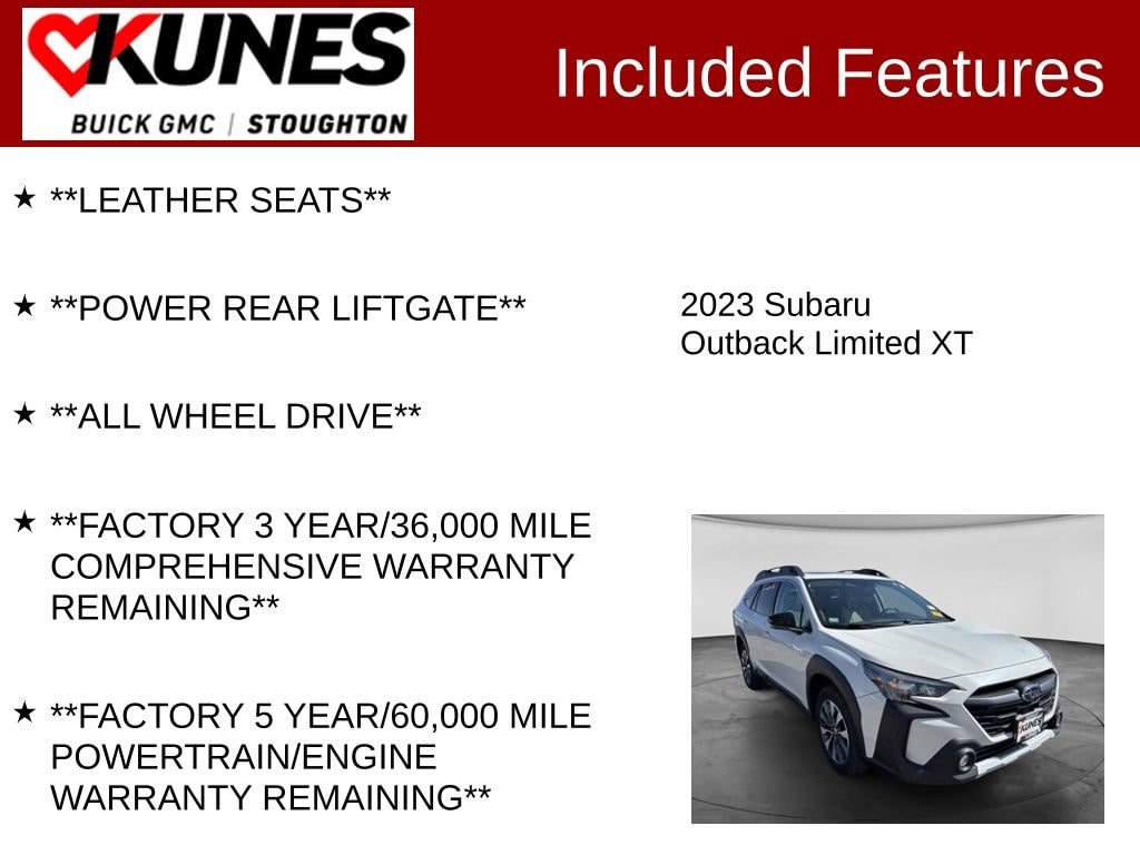 Used 2023 Subaru Outback Limited XT
