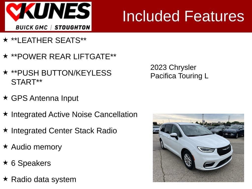 Used 2023 Chrysler Pacifica Touring L