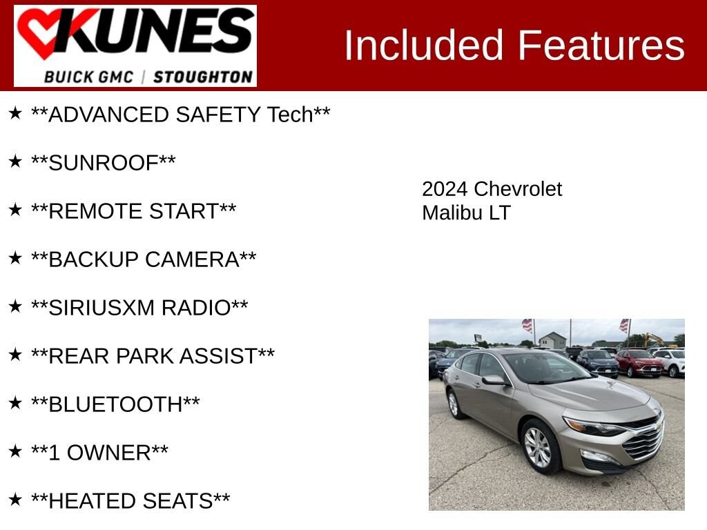 Used 2024 Chevrolet Malibu 1LT Car