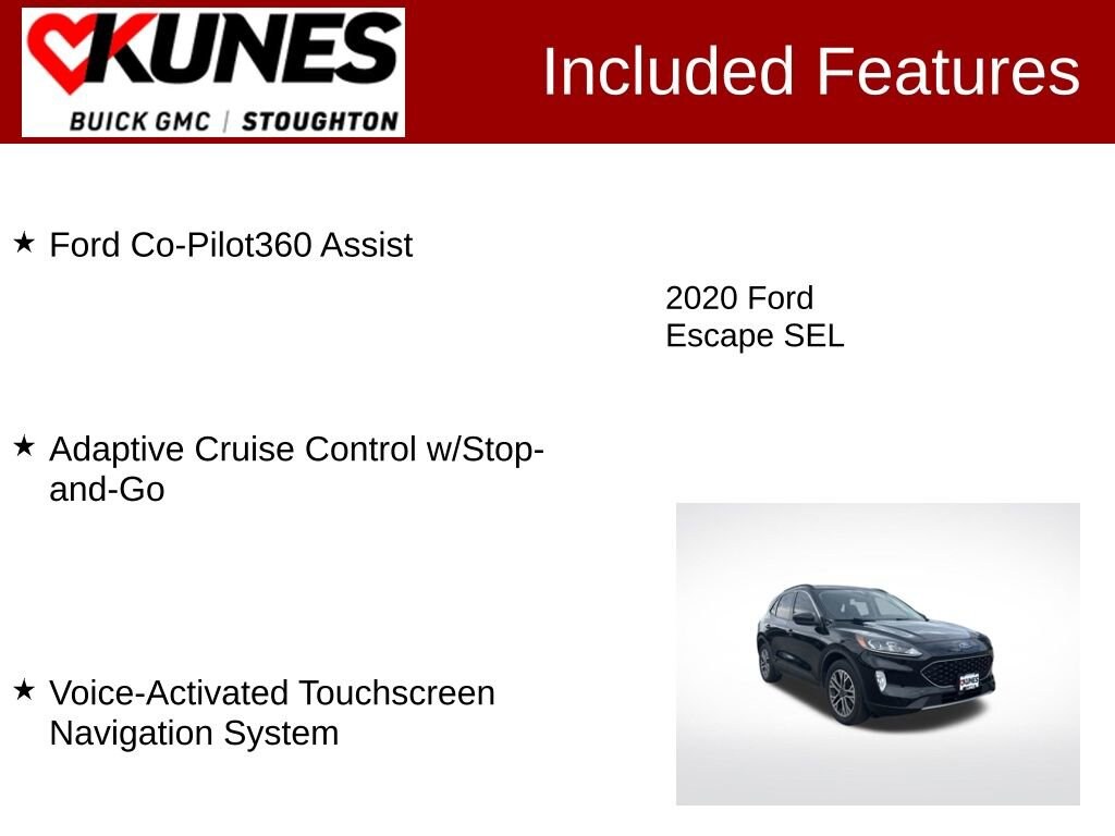 Used 2020 Ford Escape SEL
