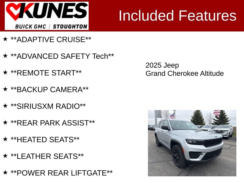 Used 2025 Jeep Grand Cherokee Altitude