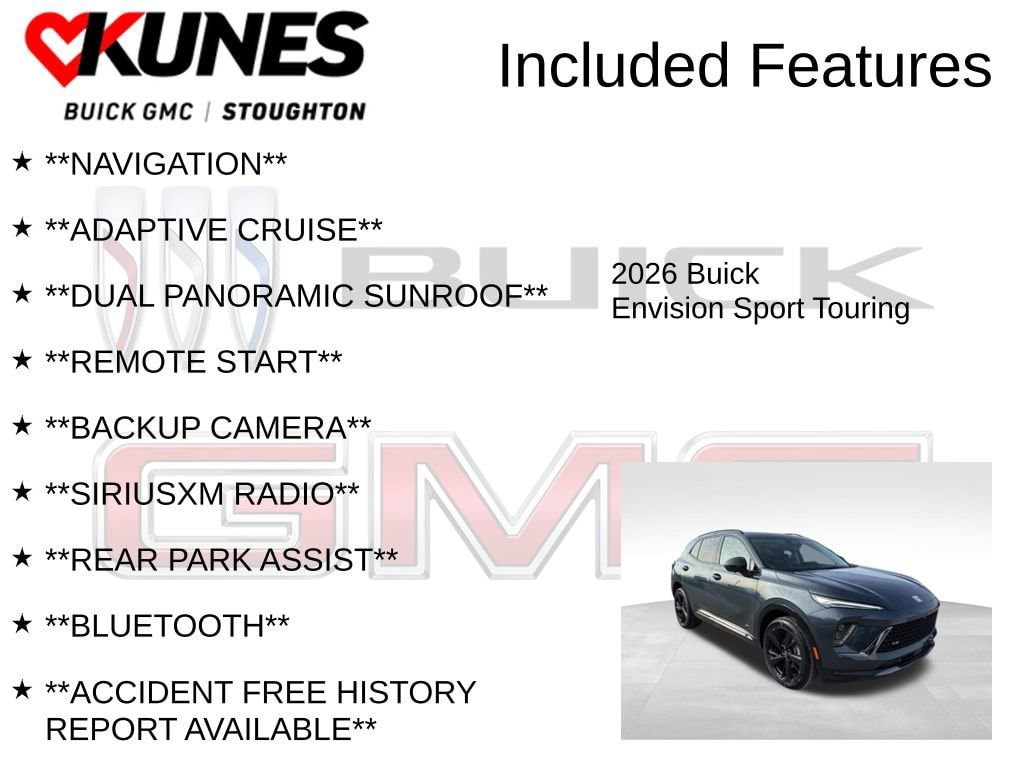 New 2026 Buick Envision Sport Touring SUV