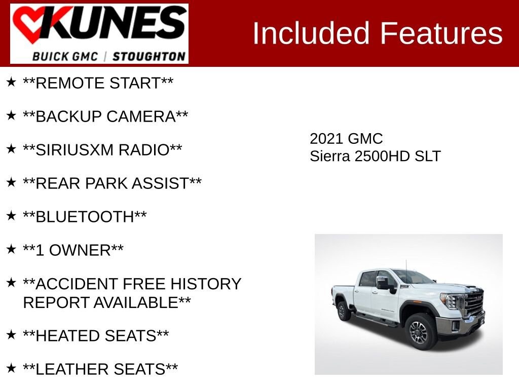 Used 2021 GMC Sierra 2500 HD SLT Truck