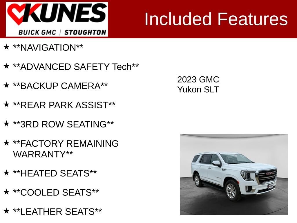 Used 2023 GMC Yukon SLT SUV