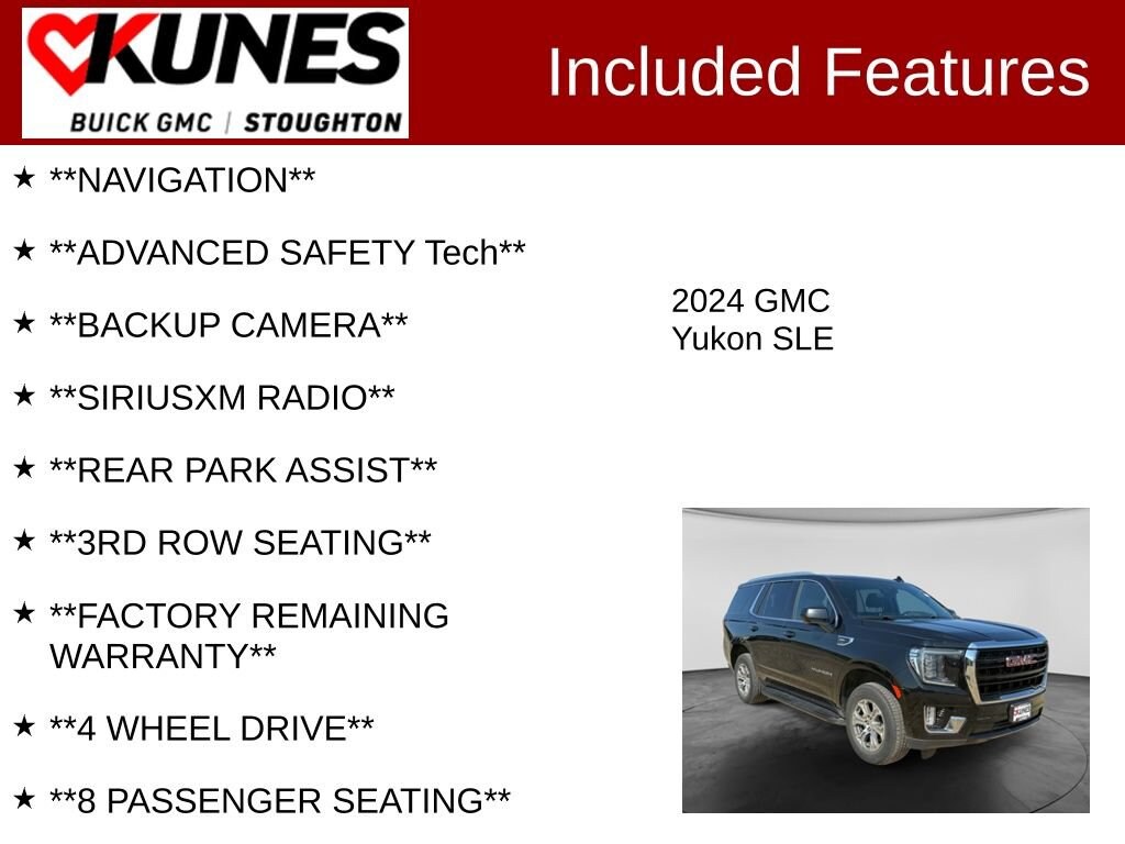Used 2024 GMC Yukon SLE SUV
