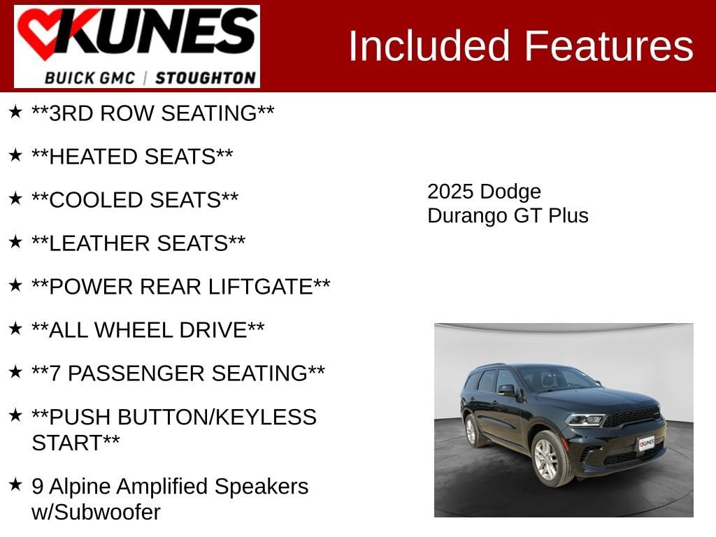 Used 2025 Dodge Durango GT Plus